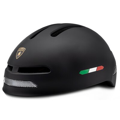 Kask LAMBORGHINI LA-AC-210003 Czarny z lampką (rozmiar M/L)