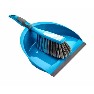 Zmiotka z szufelką ROZENBAL Duo II Celeste Turkusowy