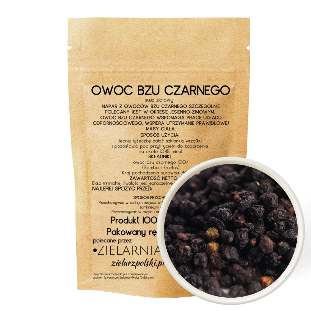 Bez czarny owoc 50g (Zielarz polski)