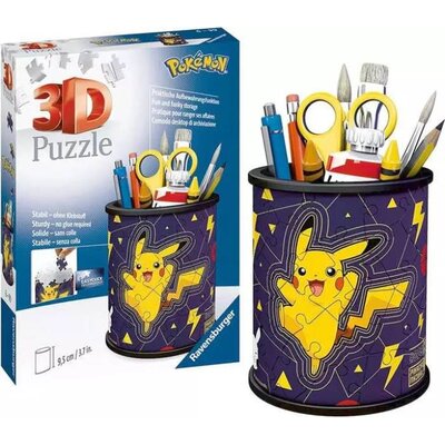 Puzzle 3D RAVENSBURGER Pokemon Pikachu Przybornik 11257 (54 elementy)