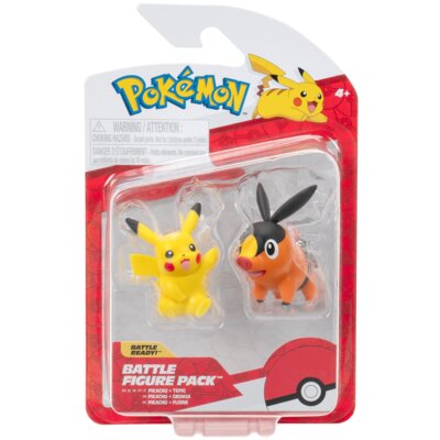 Zestaw figurek JAZWARES Pokémon Battle Tepig Pikachu PKW4067