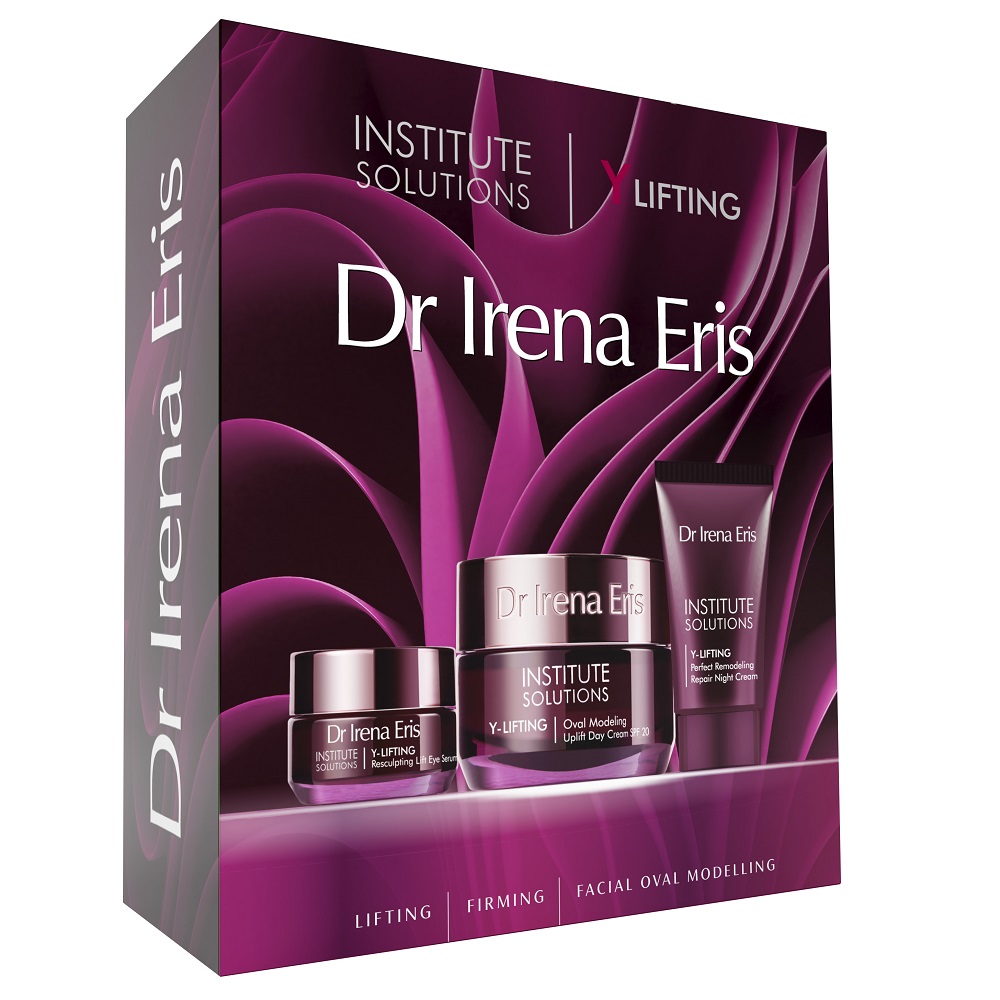 Dr Irena Eris Institute Solution Y-Lifting zestaw: remodelująco-naprawczy krem na noc, 30 ml + modelująco-liftingujący krem na dzień SPF20, 50 ml +...