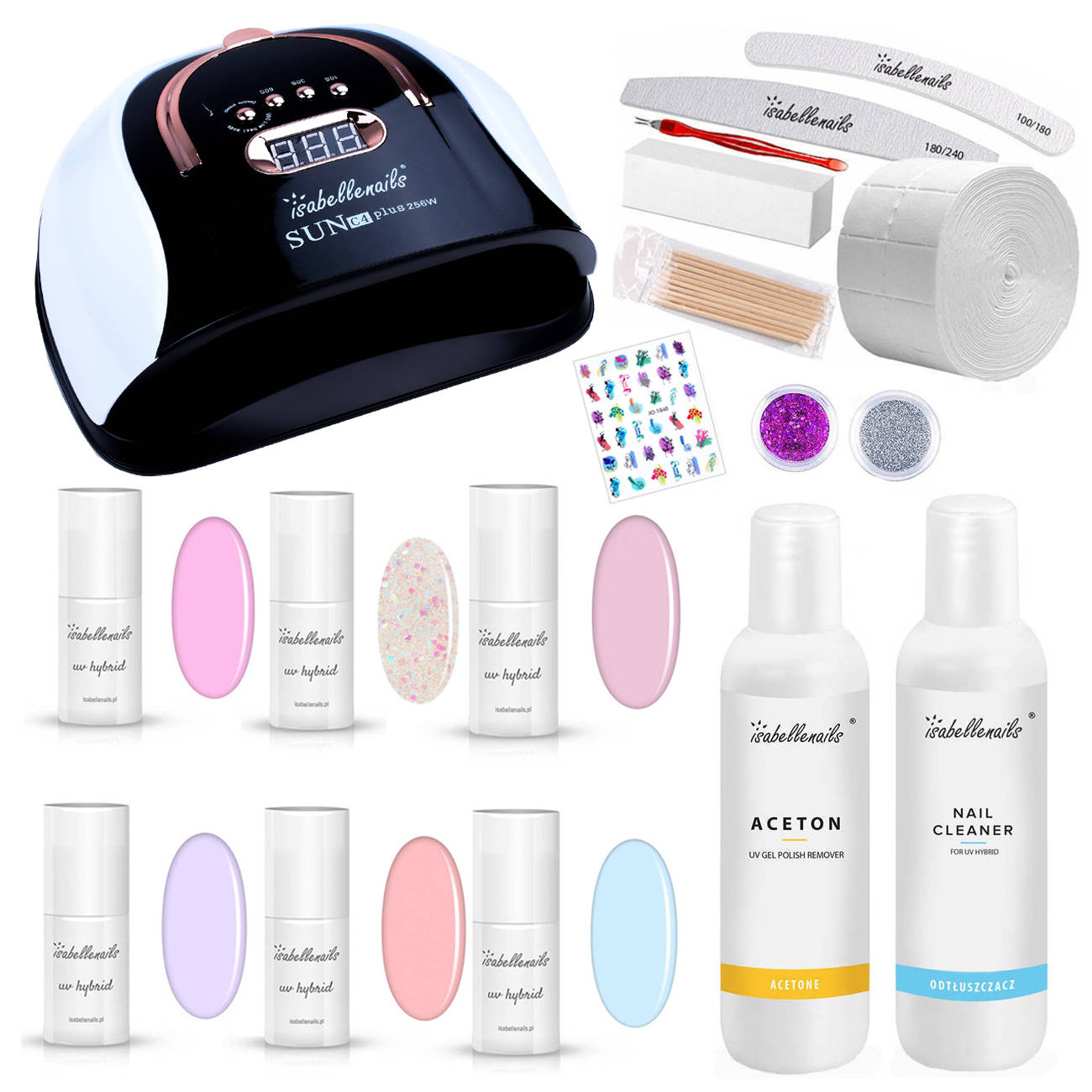 Isabellenails zestaw starowy do stylizacji paznokci, 1 zest.