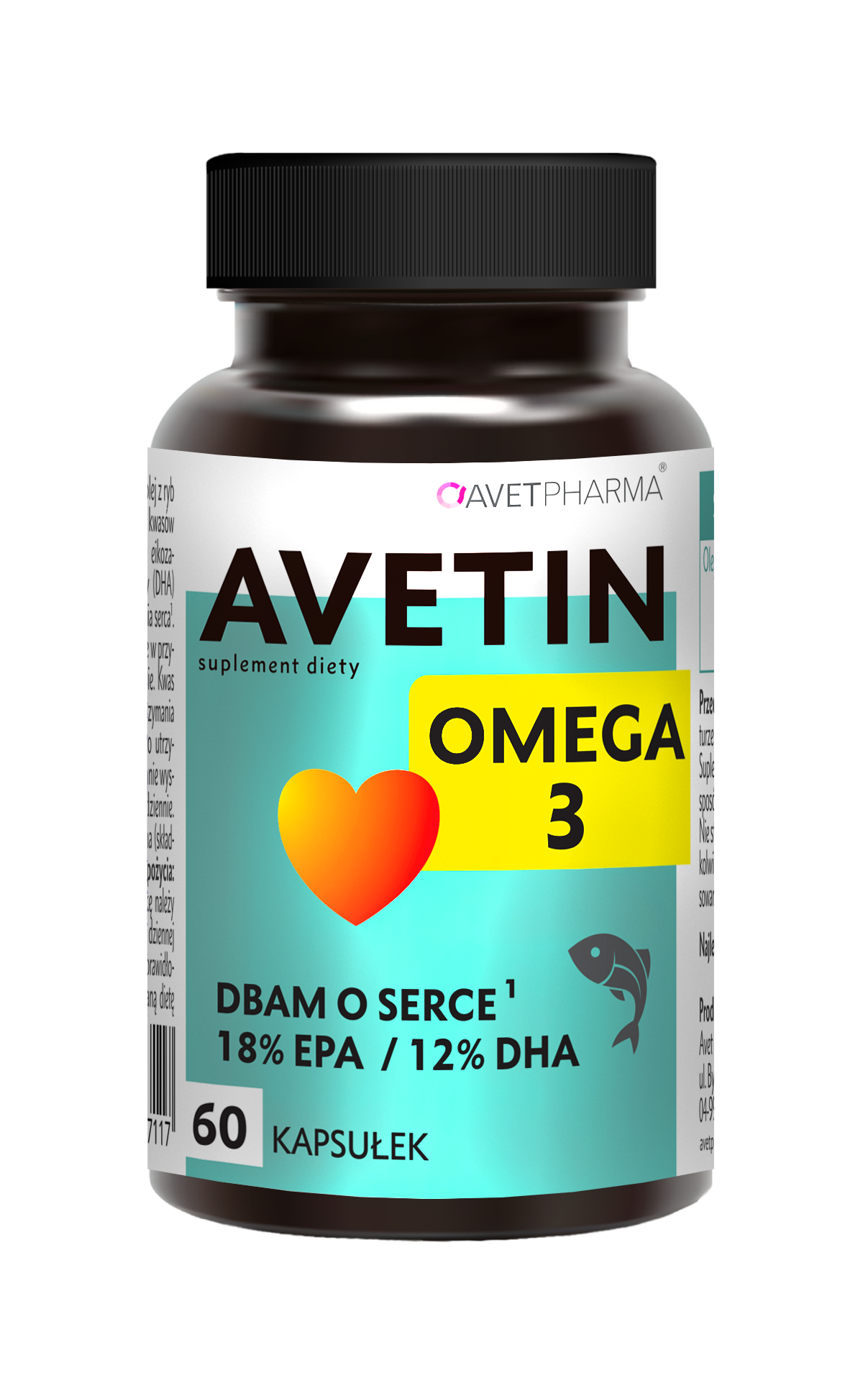 Avetin Omega 3 suplement diety, 30 kaps./1 opak.