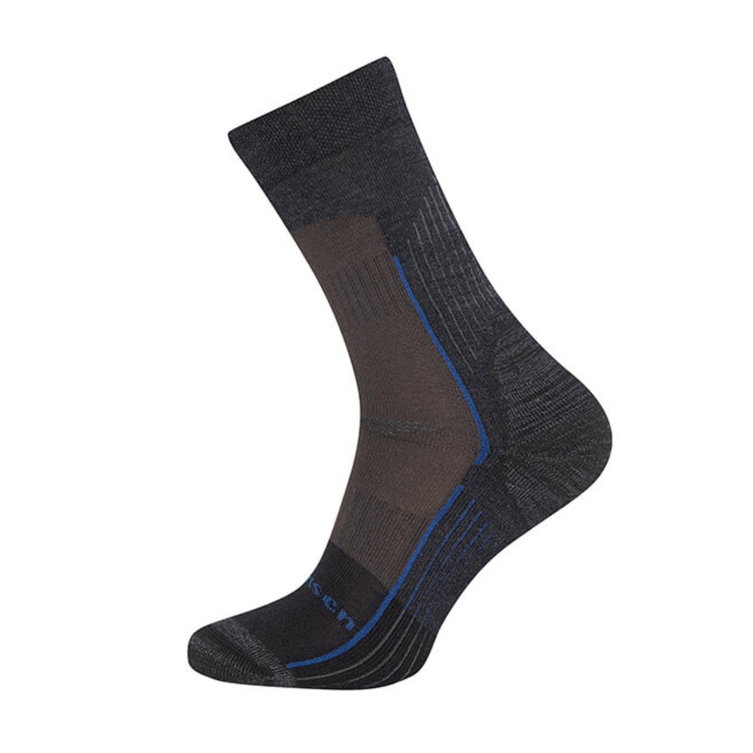 Skarpety trekkingowe Fjord Nansen Trek Kevlar black/blue - 39-42