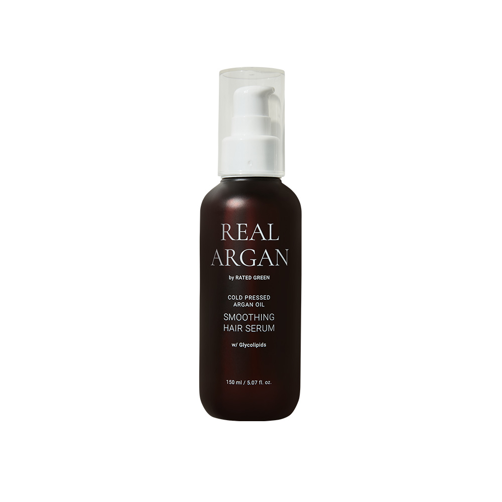 Rated Green Real Argan serum wygładzające do uszkodzonych i rozdwajających się włosów, 150 ml