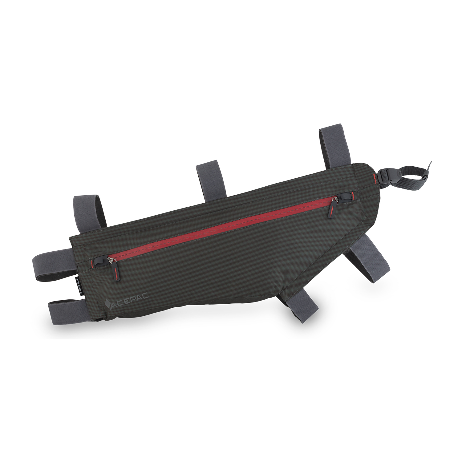 Torba sakwa rowerowa na ramę Acepac Zip Frame Bag L grey - ONE SIZE