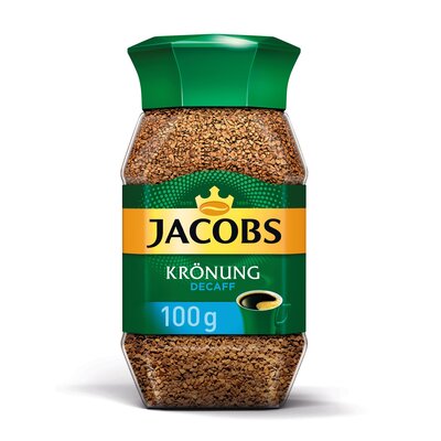 Kawa rozpuszczalna JACOBS Kronung Decaff Bezkofeinowa 100 g