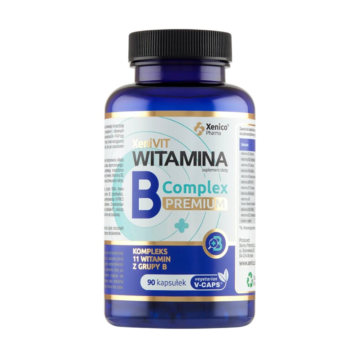 Xenico Pharma Witamina B Complex Premium suplement diety, 90 kaps./1 opak.