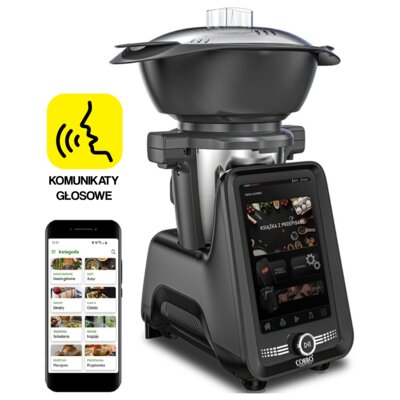 Robot wielofunkcyjny COBBO 7 Smart-I 1700W z wbudowaną wagą i funkcją gotowania + wbudowany głosowy asystent gotowania