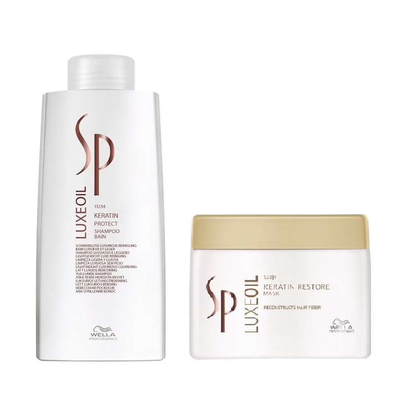 Wella Professionals SP Luxe Oil zestaw regenerujący do włosów: szampon, 1000 ml + maska, 400 ml