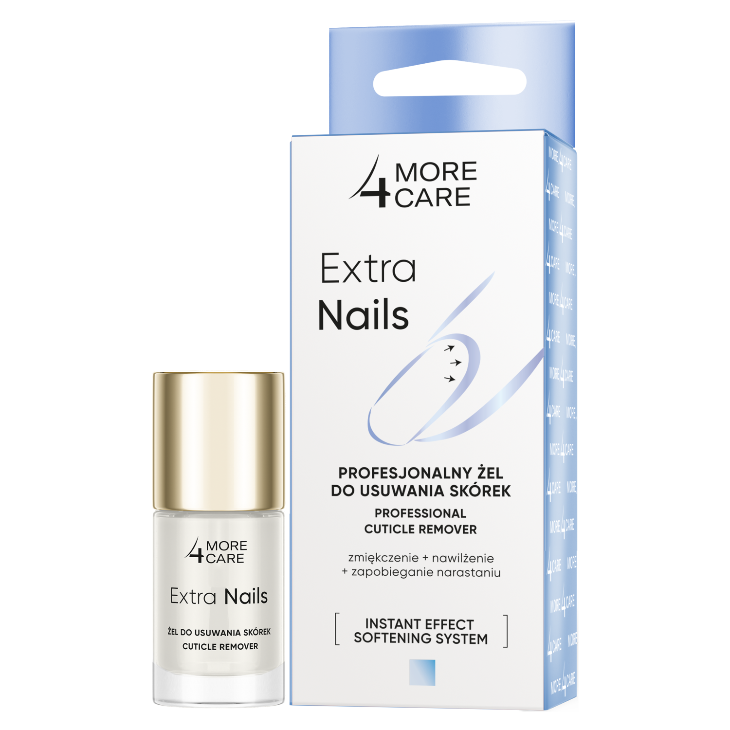 More4Care Extra Nails profesjonalny żel do usuwania skórek, 10 ml