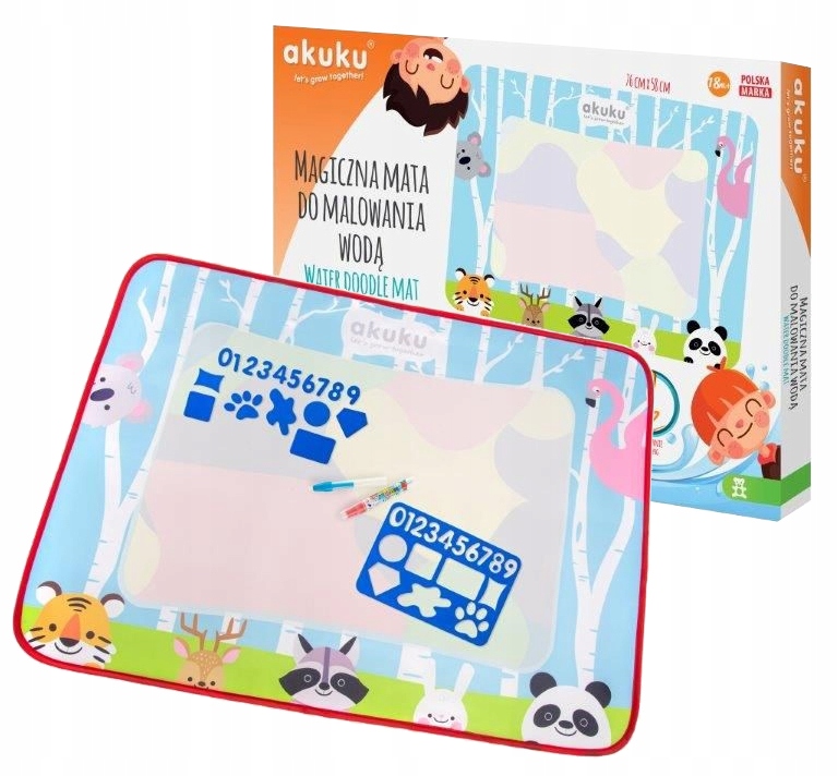 Akuku aquadoodle mata wodna do malowania wodą