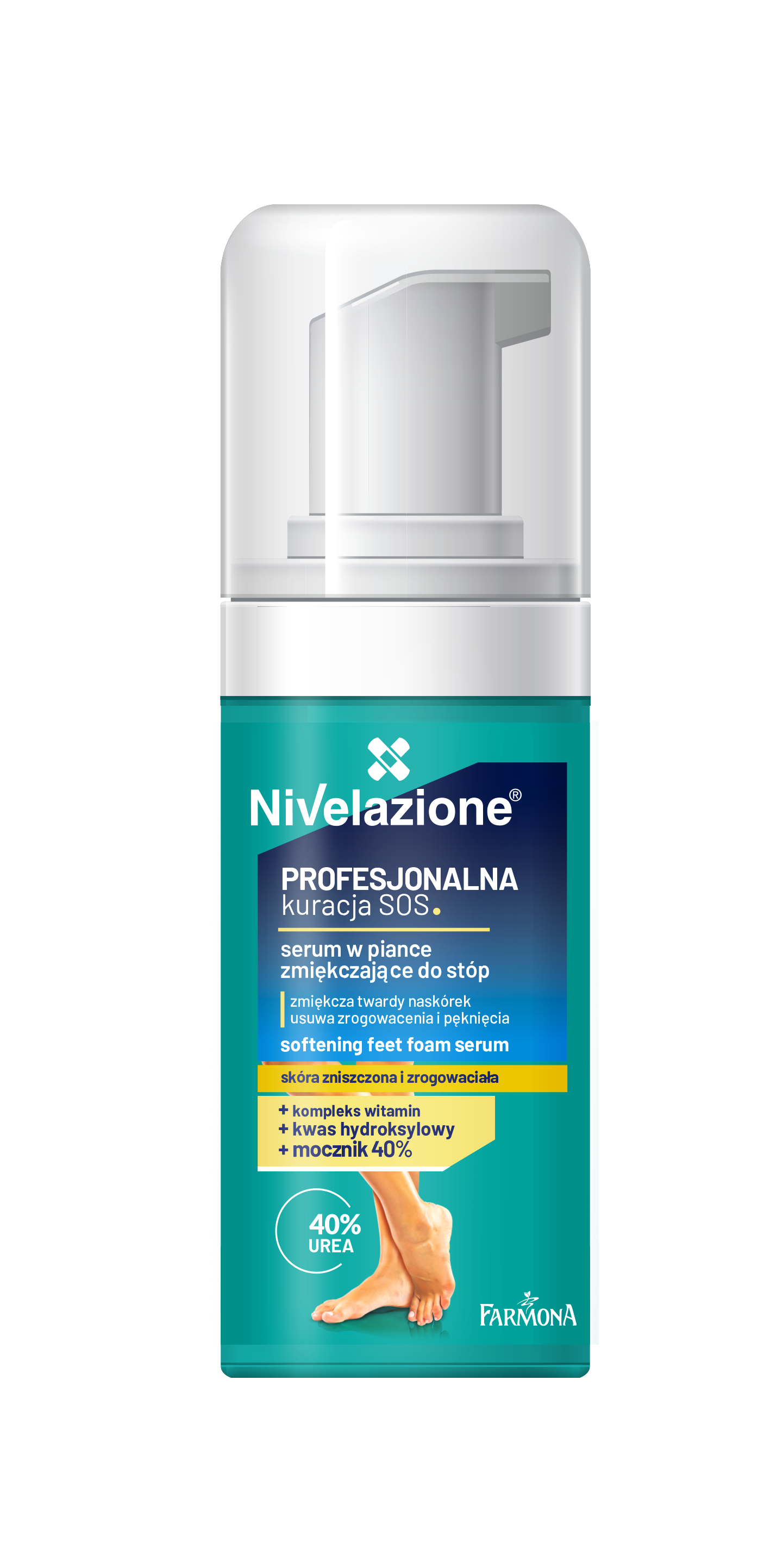 Nivelazione Profesjonalna Kuracja Sos serum w piance zmiękczające do stóp, 75 ml