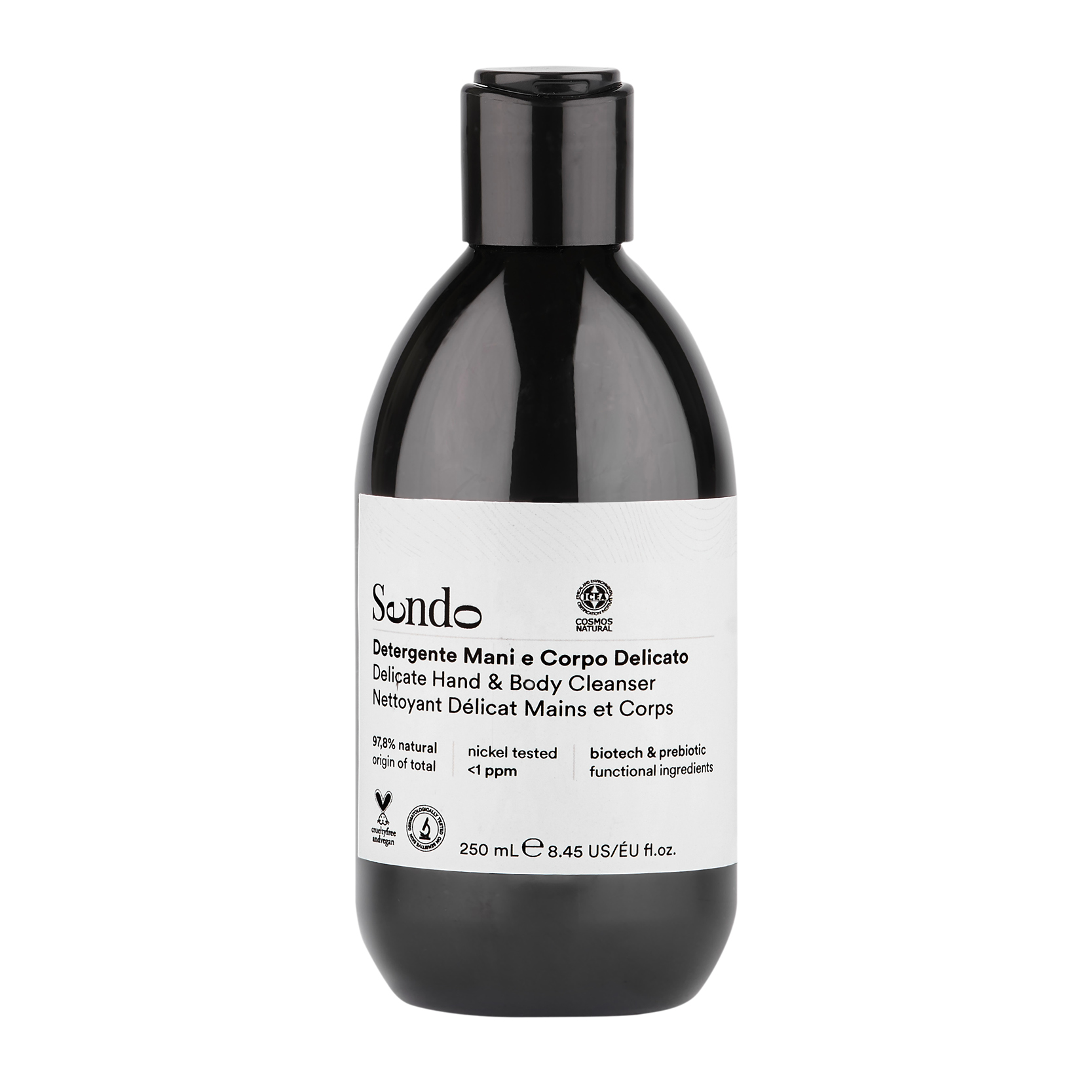 Sendo All Care delikatny żel do ciała i rąk z prebiotykami dla całej rodziny, 250 ml