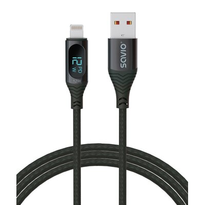Kabel USB – Lightning SAVIO CL-173 1 m