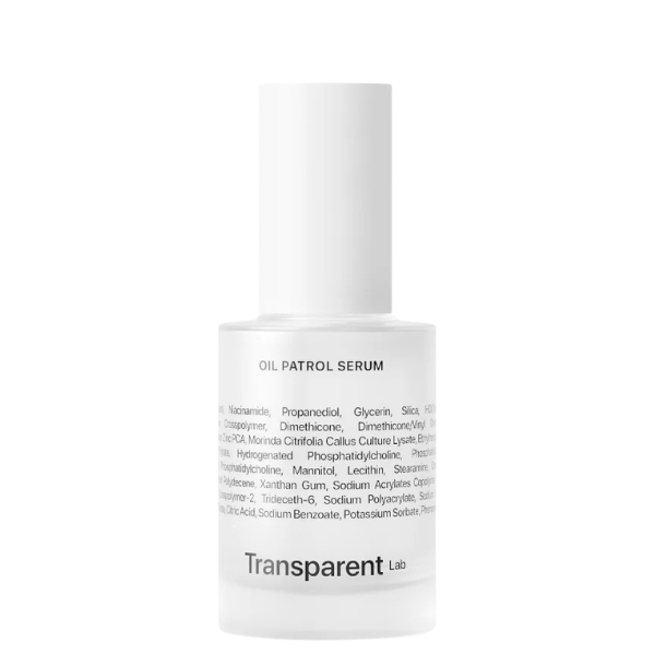 Transparent Lab Oil Patrol Serum serum matujące do twarzy do skóry tłustej i mieszanej, 30 ml