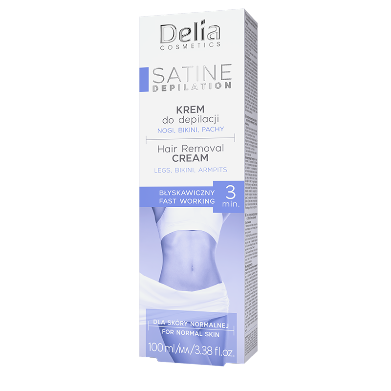 Delia Satine błyskawiczny krem do depilacji, 100 ml