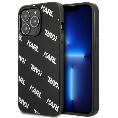 Etui KARL LAGERFELD Allover do Apple iPhone 13 Pro Czarny