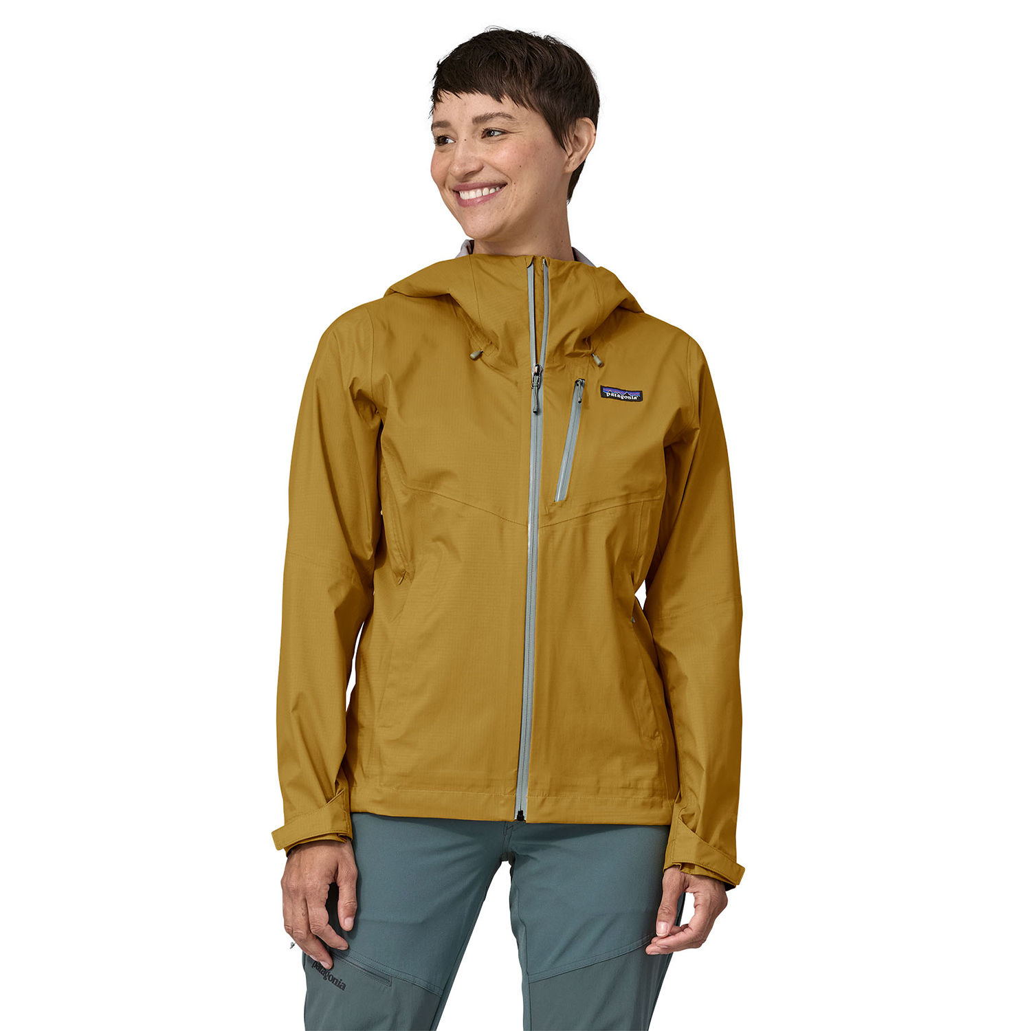 Damska kurtka przeciwdeszczowa Patagonia Women's Granite Crest Rain Jacket cosmic gold - XL