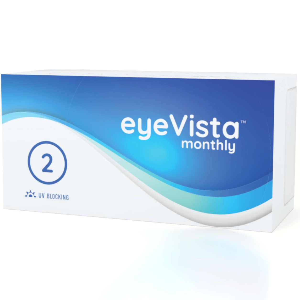 EyeVista Monthly miesięczne soczewki kontaktowe moc -8.00, 2 szt./1 opak.