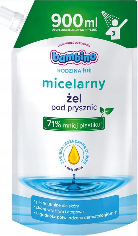 Bambino hiperdelikatny żel pod prysznic, 900 ml