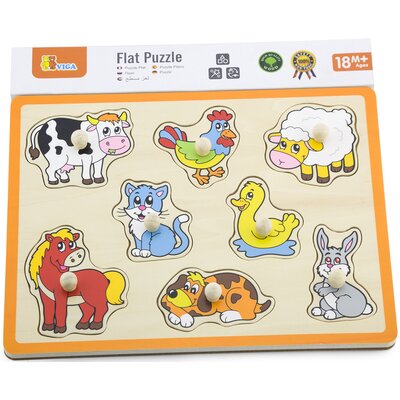 Puzzle VIGA Learn From Fun Farma 50017 (8 elementów)