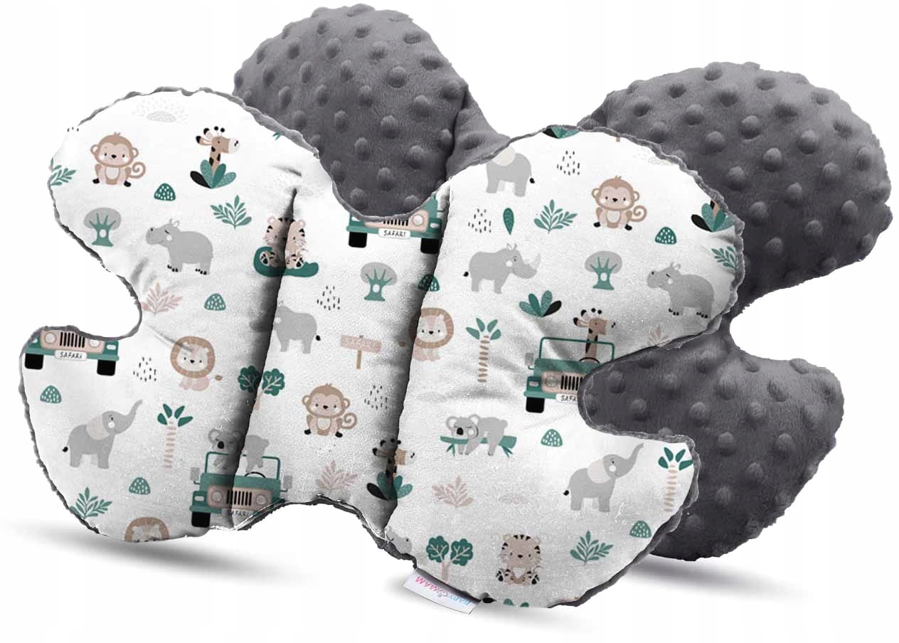 PODUSZKA PODRÓŻNA ANTYWSTRZĄSOWA MOTYLEK MINKY