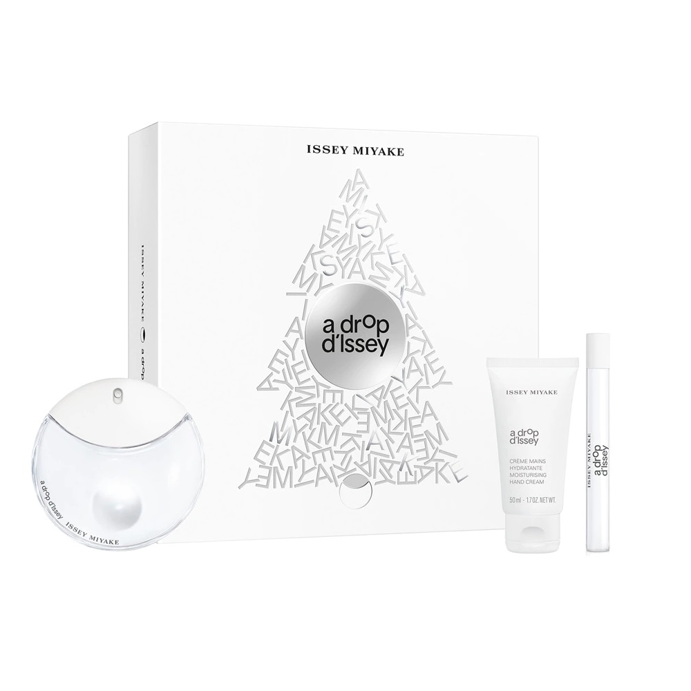 Issey Miyake A Drop D'issey zestaw: woda perfumowana damska, 90 ml + woda perfumowana damska, 10 ml + krem do rąk, 50 ml