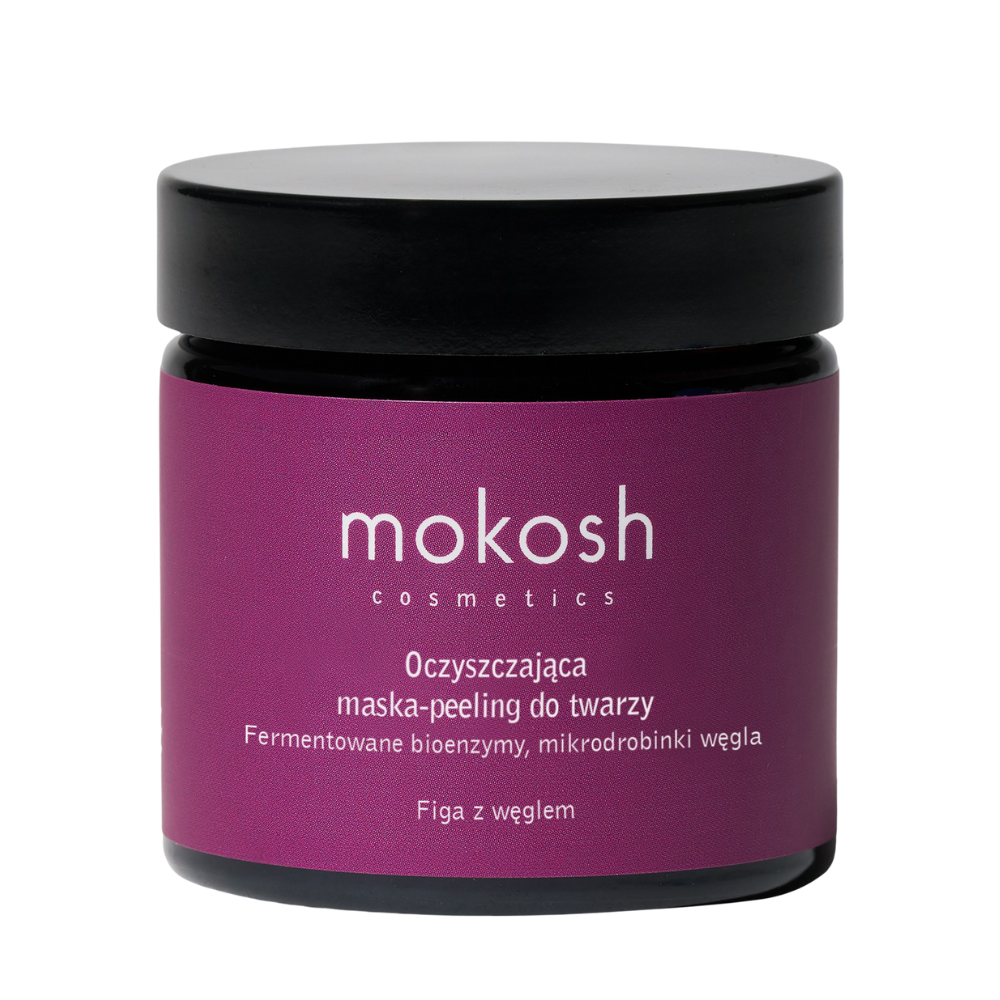 Mokosh Figa z węglem wygładzająco-oczyszczająca maska do twarzy, 60 ml