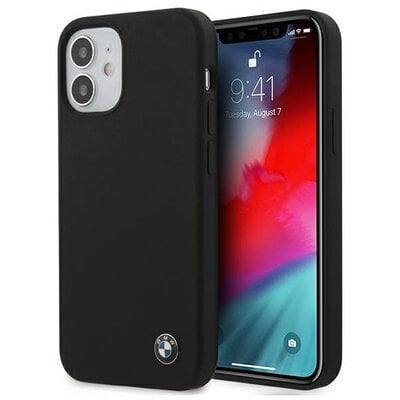 Etui BMW Silicone Signature do Apple iPhone 12 mini Czarny