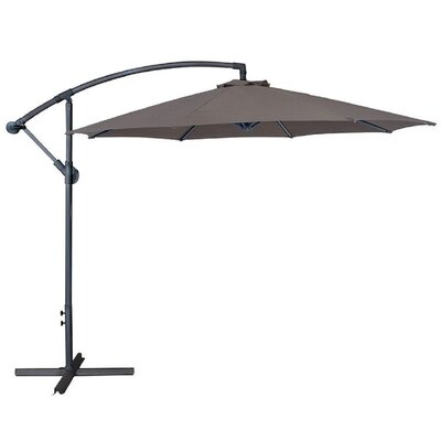 Parasol ogrodowy PATIO 48146 Boczny Szarobrązowy