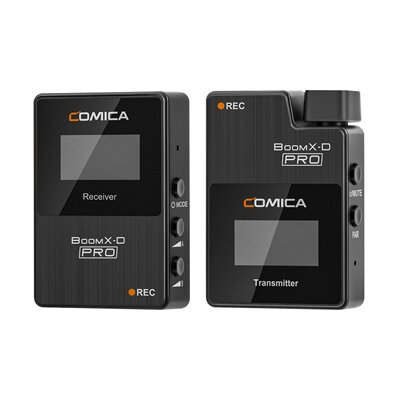 Zestaw bezprzewodowy COMICA BoomX-D Pro D2 Czarny