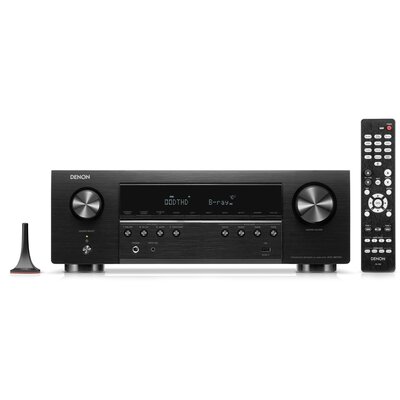 Amplituner DENON AVR-C670H Czarny 5.2-kanałowy, 8K, DTS HD Master Audio, Bluetooth, AirPlay2, Wi-Fi, Multiroom HEOS