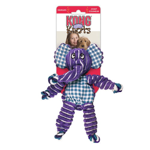 KONG® Floppy Knots Elefant zabawka dla psa