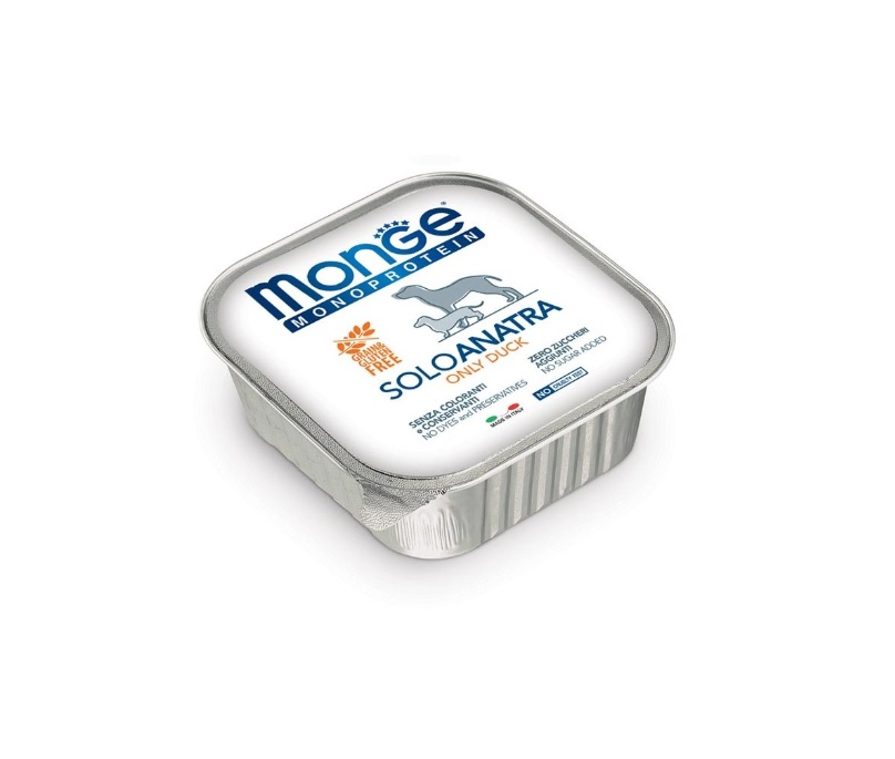 MONGE Monoprotein Solo Karma dla psa z kaczką 150 g