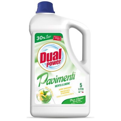 Płyn do mycia podłóg DUAL POWER Menta Limone 5000 ml