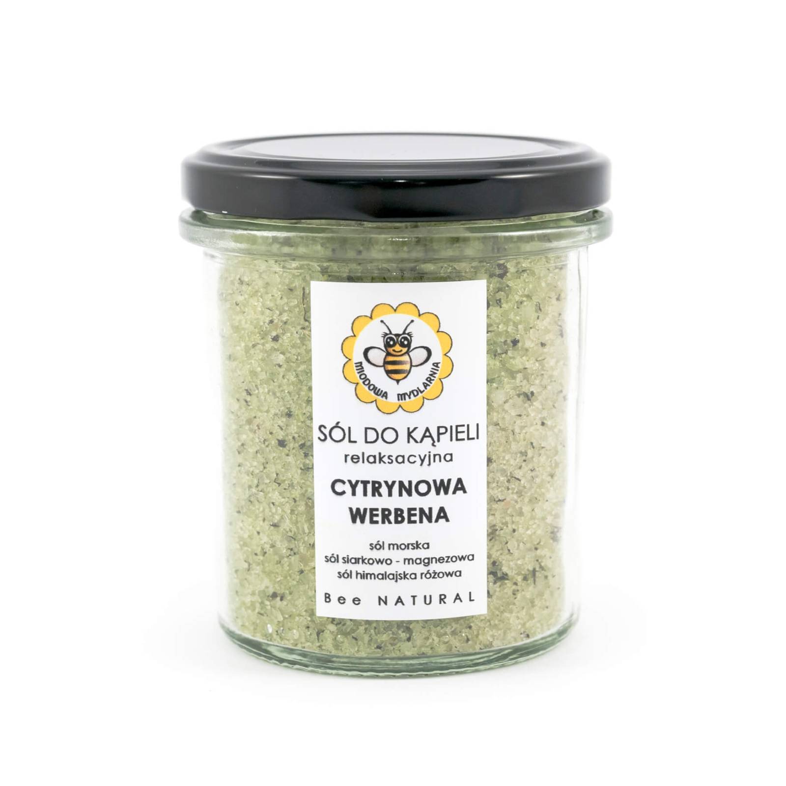 Miodowa Mydlarnia sól do kąpieli cytrynowa werbena, 35 g