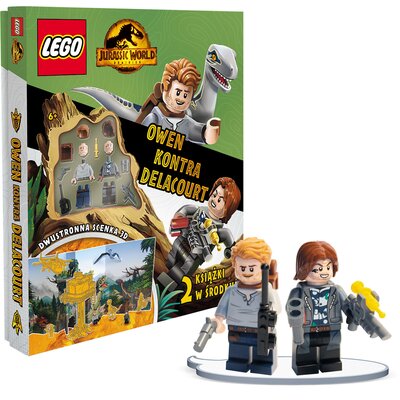 Zestaw książek LEGO Jurassic World Owen kontra Delacourt Z ALB-6201