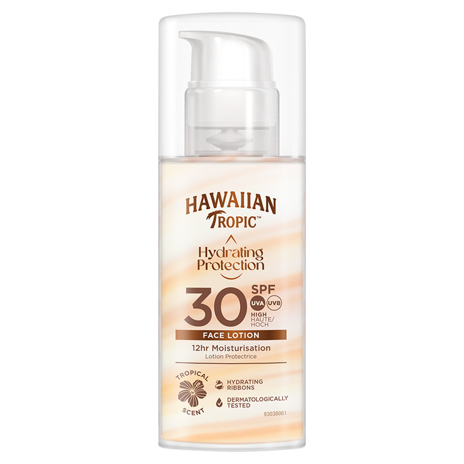 Hawaiian Tropic Silk Hydration wodoodporny nawilżający balsam do opalania twarzy SPF30, 50 ml