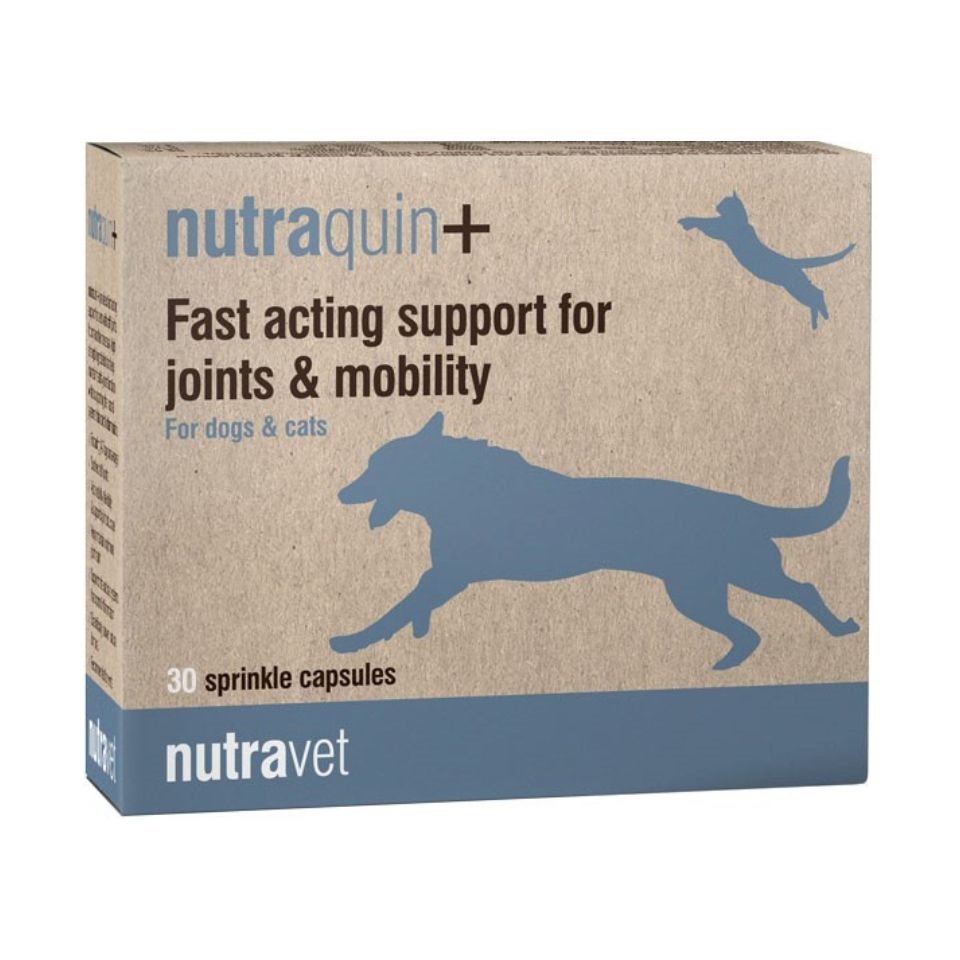 NUTRAVET Nutraquin+ 30 kapsułek na stawy dla psów i kotów
