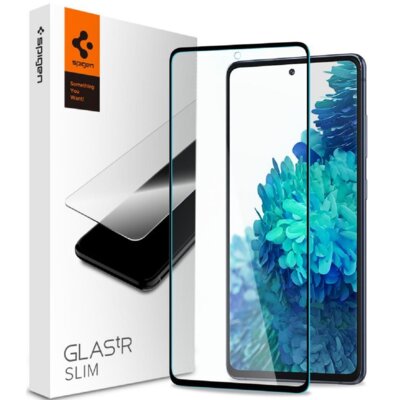 Szkło hartowane SPIGEN Glass FC do Samsung Galaxy S20 FE Czarny