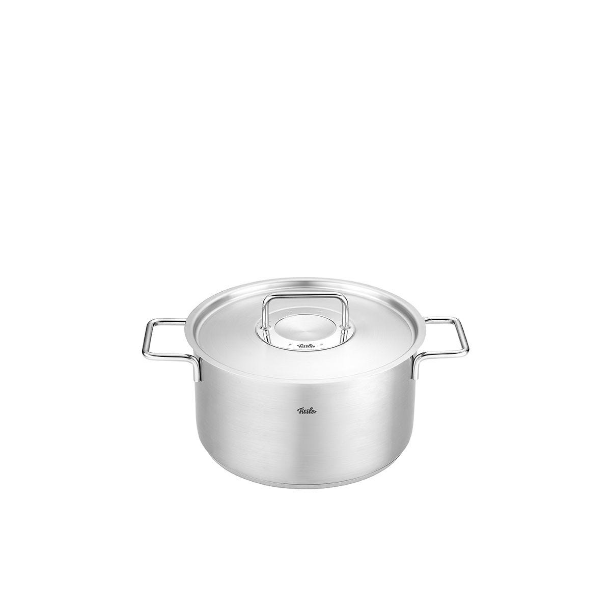 Fissler - Garnek 24 cm z metalową pokrywką Pure Collection