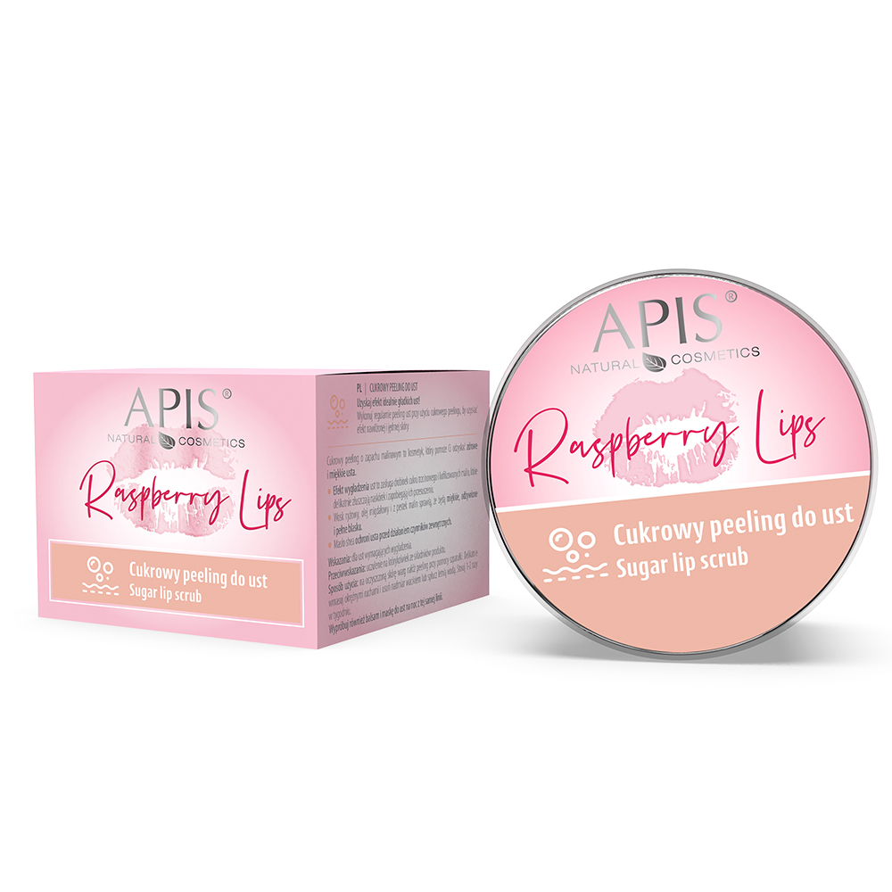 Apis Raspberry Lips  cukrowy peeling do ust, 10 ml