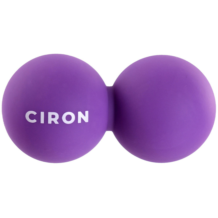 Ciron podwójna piłka do masażu fioletowa, 1 szt.