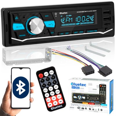 Radio samochodowe BLUETEC BM202 Bluetooth Pilot