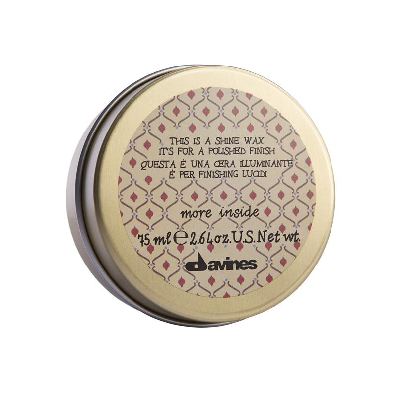 Davines More Inside Shine Wax  wosk nabłyszczający i wygładzający do włosów, 75 ml