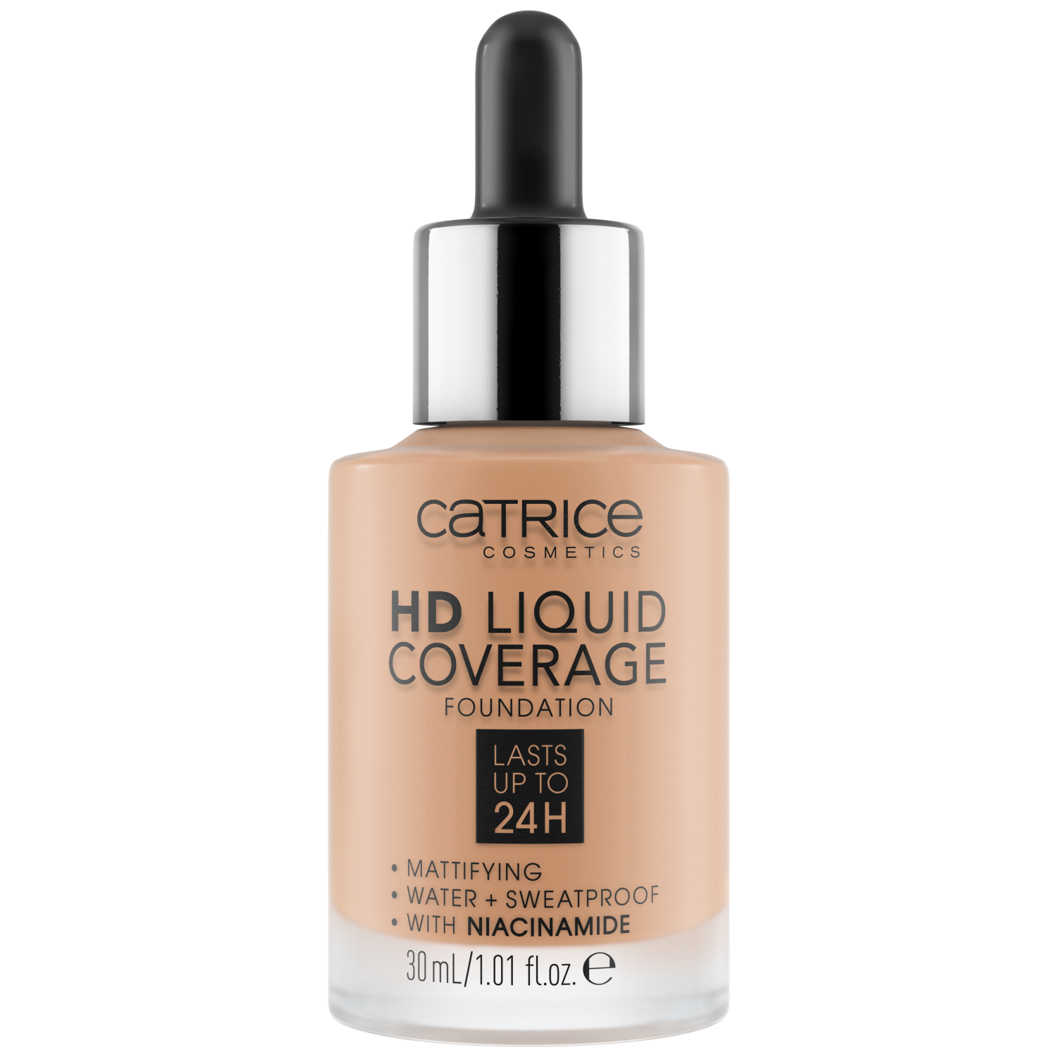 CATRICE HD Liquid Coverage Foundation Podkład matujący do twarzy 040 Warm Beige, 30 ml