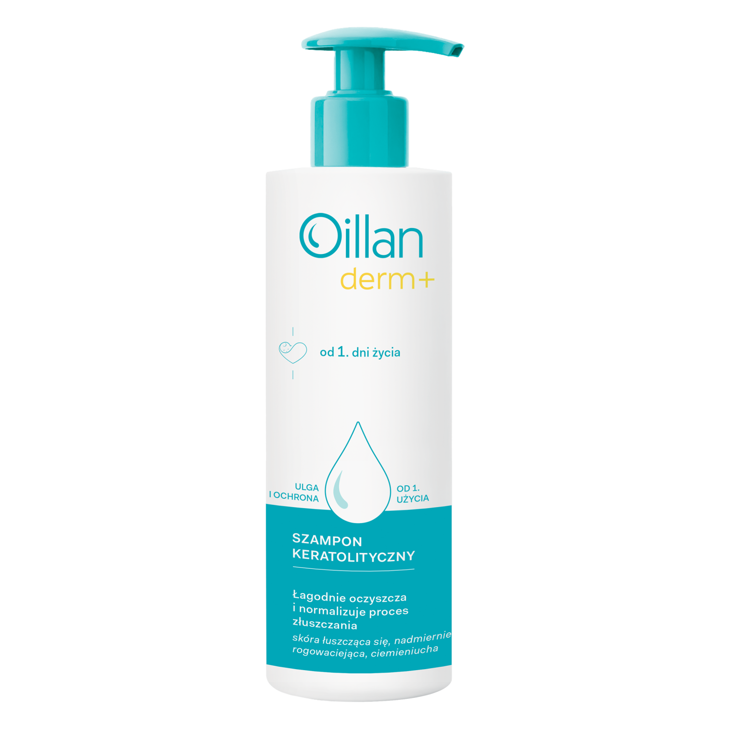 Oillan Derm+ keratoliczny szampon do włosów, 180 ml
