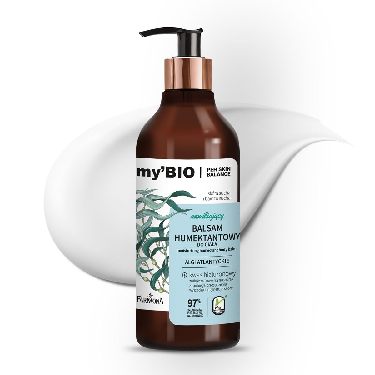 My'Bio Peh Skin Balance Humektanty nawilżający balsam humektantowy do ciała, 400 ml
